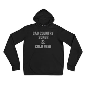 Sad Country Songs & Cold Beer Hoodie