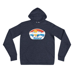 Natural light mountains hoodie
