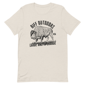 RIFF Outdoors Large And In Charge Bison T-Shirt