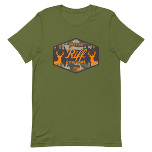 RIFF Outdoors Camo Hunting Badge T-Shirt