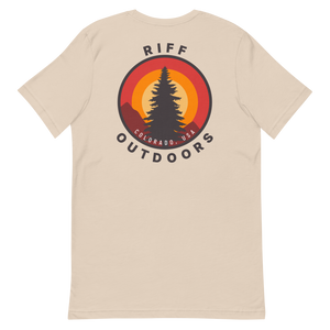 riff outdoors pines emblem t-shirt