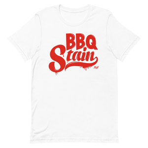 BBQ Stain On A White T-Shirt