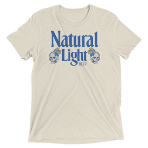 Natural Light Retro Skulls T-Shirt