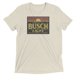 Busch Light Retro Sunset Patch T-Shirt