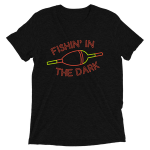fishin in the dark neon t-shirt