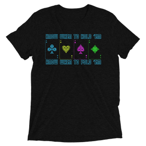 Gambler Neon Cards T-Shirt
