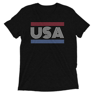 Retro '70s Stripes USA T-Shirt