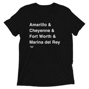 Amarillo & Cheyenne & Fort Worth & Marina del Rey T-Shirt