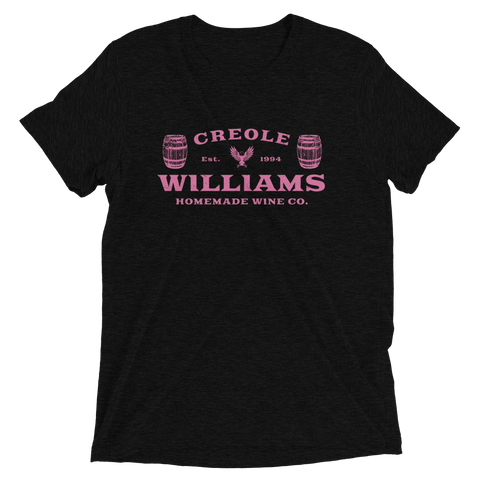 Creole Williams Homemade Wine Co. T-Shirt Benefiting The Breast Cancer Research Foundation