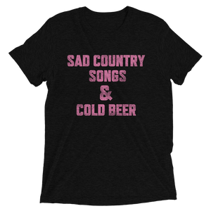 Sad Country Songs & Cold Beer T-Shirt Benefiting The Breast Cancer Research Foundation