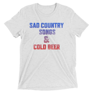 Sad Country Songs & Cold Beer USA T-Shirt