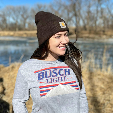 Busch Light USA Mountains Long Sleeve Tee