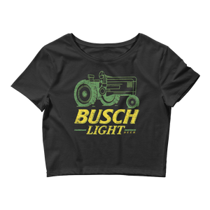 Busch Light Tractor Crop Top Tee