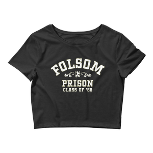 Folsom Prison Class of '68 Crop Top Tee