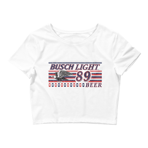 Busch Light '89 USA Racing Crop Top Tee