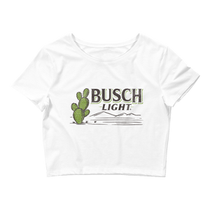 Busch Light Cactus Crop Top Tee