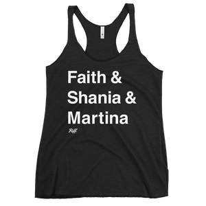 Faith & Shania & Martina Women's Tank Top